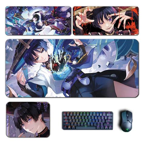 genshin mouse pad|genshin wanderer mouse wrist pad.